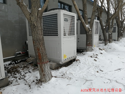 博興縣福溪花園遊泳館采用了JK漫画下载APP空氣源熱泵在雪中依然運行穩定